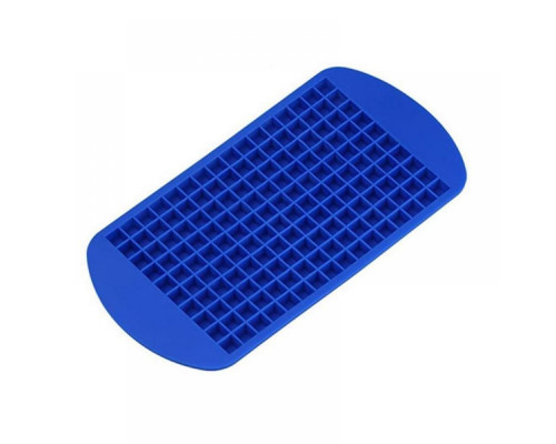 Форма для льоду силіконова СМ Кубики 160 комірок 23х12 см Синій (С051361)