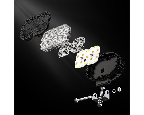 Світлодіодна фара DXZ 55C-BW-T9 9 LED 13066-83435