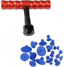 Набір для видалення вм'ятин на автомобілі iCarPro з грибками 18 шт Червоно-чорний (С051363)