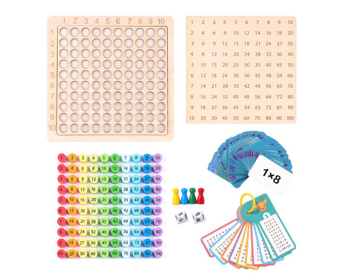 Дитяча дерев'яна іграшка Lesko SD-36 219 елементів Різнокольоровий (12890-82924)