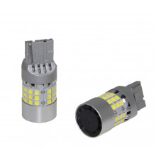 Комплект світлодіодних ламп LED QLine 7440 W21W White CANBUS 2 шт