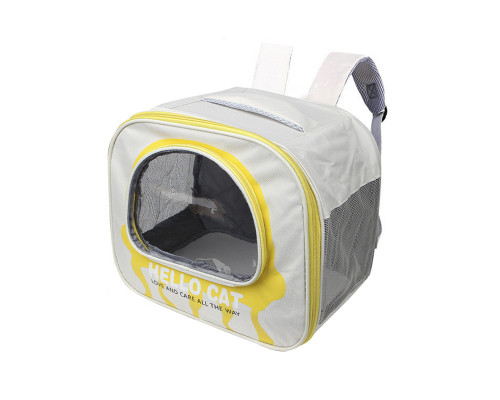 Рюкзак-перенесення для котів та собак Taotaopets 247722 34х29,5 см Yellow 12985-83994