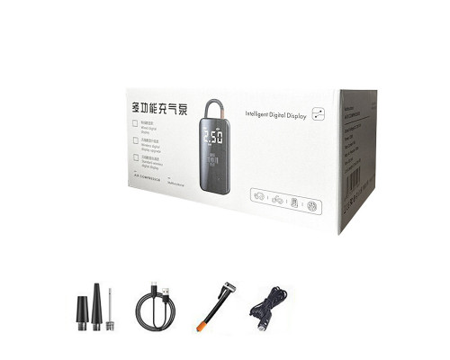 Портативний автомобільний компресор HELLO LEIBOO CQB-008-04