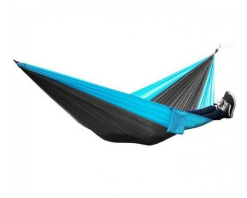 Гамак туристичний підвісний Camp 270x140 см Чорно-синій (C051061)