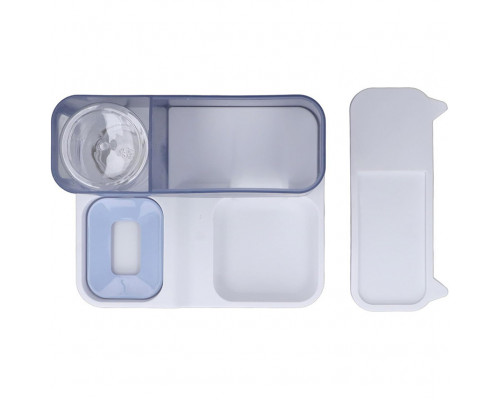 Автоматична годівниця для котів та собак з напувалкою Lesko DT537 Blue 12602-83803