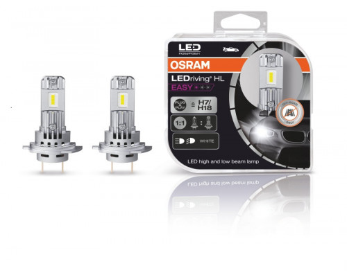 Комплект світлодіодних ламп Osram 64210DWESY-HCB H7/H18 16W 12V 6500K LEDriving HL EASY Комплект світлодіодних ламп Osram 64210DWESY-HCB H7/H18 16W 12V 6500K LEDriving HL EASY