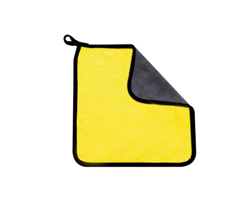 Набір мікрофібри двосторонньої iBlue 30х30 см 10 шт Жовто-сірий (С050523-10)