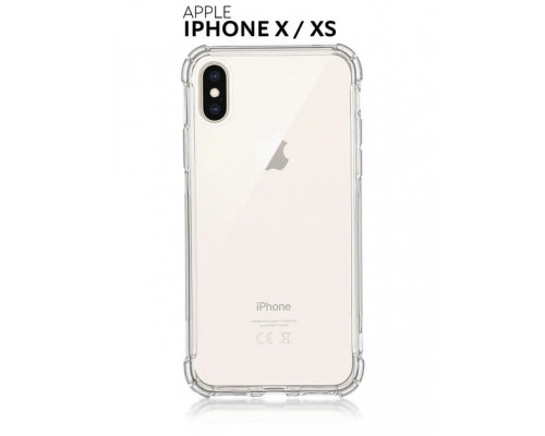 Силіконовий протиударний чохол панель + скло 9Н на Iphone Х/ХS прозорий Case (6356456465) Силіконовий протиударний чохол панель + скло 9Н на Iphone Х/ХS прозорий Case (6356456465)