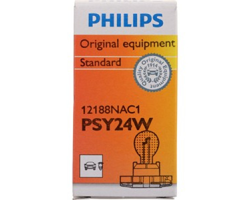 Автолампа PHILIPS 12188NAC1 PSY24W 24W 12V PG20/4 Автолампа PHILIPS 12188NAC1 PSY24W 24W 12V PG20/4