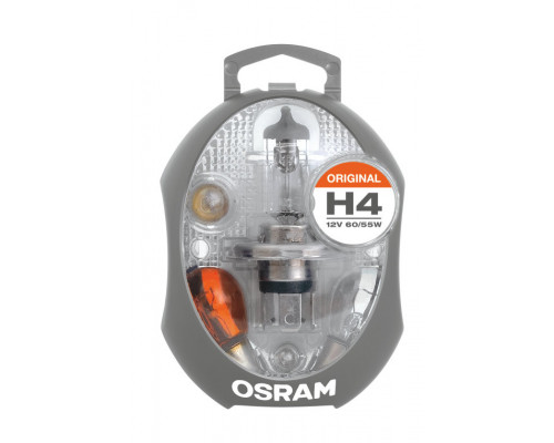 Комплект запасних ламп для легкових автомобілів OSRAM CLK H4 Комплект запасних ламп для легкових автомобілів OSRAM CLK H4