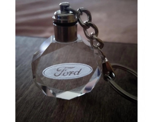 Брелок на ключі GF з логотипом Ford з підсвічуванням (23243354) Брелок на ключі GF з логотипом Ford з підсвічуванням (23243354)