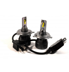 Комплект LED ламп HeadLight F1X H4 (P43t) 52W 12V 8400Lm з активним охолодженням (збільшена світловіддача)