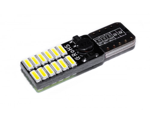 Світлодіодна лампа AllLight T10 24 діода 4014 W2,1x9,5d 12V WHITE + обманка та драйвер Світлодіодна лампа AllLight T10 24 діода 4014 W2,1x9,5d 12V WHITE + обманка та драйвер