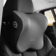 Автомобільна подушка-підголовник DACRT 27х27х11 см Gray