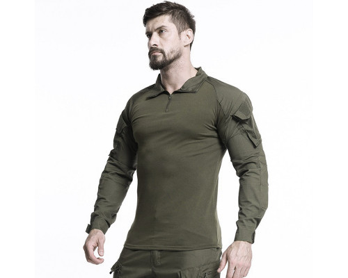 Сорочка мілітарі Lesko A655 L (34 р.) Темно-зелений (4256-12522) Сорочка мілітарі Lesko A655 L (34 р.) Темно-зелений (4256-12522)