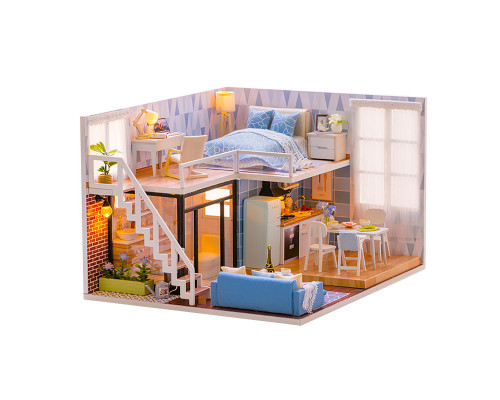 Ляльковий будинок конструктор DIY Cute Room L-023 Таунхаус 3D (5793-19401)