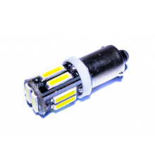 Світлодіодна лампа AllLight T 8.5 10 діодів 7014 BA9S 12V WHITE