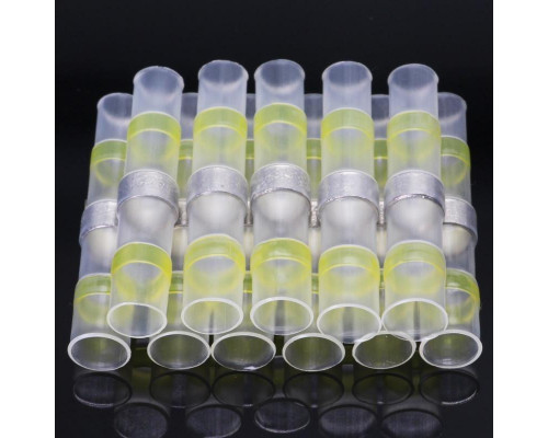 Термозбіжна гільза з припоєм PR термоусадка 4.0-6.0 мм² 30 шт Жовтий (C050948-30)