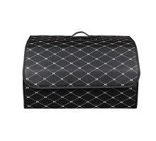 Автомобільний органайзер Lesko XY0-52 Black-Gold 40*31*29 см