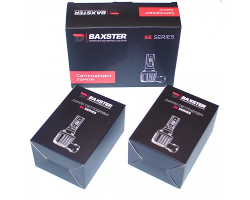 Комплект світлодіодних ламп Baxster SE Plus H1 P14,5s 9-32V 6000K 4000lm Комплект світлодіодних ламп Baxster SE Plus H1 P14,5s 9-32V 6000K 4000lm