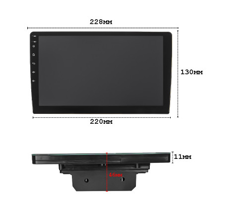Магнітола Lesko W-09 9 4/64GB для авто Магнітола Lesko W-09 9 4/64GB для авто