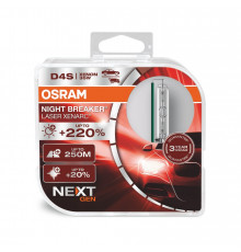 Комплект ксенонових ламп Osram 66440XNN-HCB Night Breaker Laser +220% D4S 85V 35W P32d-5 XENARC
