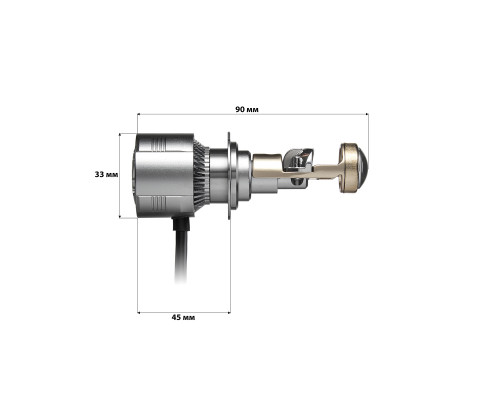 Комплект світлодіодних лінз HeadLight A82 H7 Mono-LED 12-24V Комплект світлодіодних лінз HeadLight A82 H7 Mono-LED 12-24V