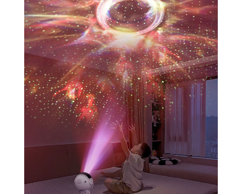 Проєктор Lesko Black Hole Galaxy Projector з таймером і обертом на 360° Проєктор Lesko Black Hole Galaxy Projector з таймером і обертом на 360°