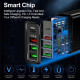 Зарядний пристрій Mirrow 3 USB Type-C Super Charge/Quick Charge 36W Black (498567566)