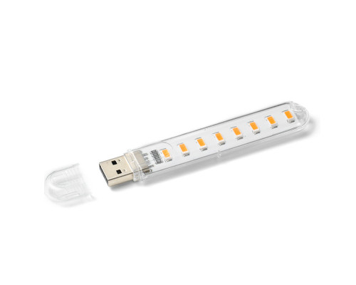 Лампа світлодіодна USB Lesko H1926-8 LED для повербанка Лампа світлодіодна USB Lesko H1926-8 LED для повербанка