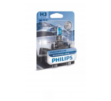 Автолампа PHILIPS 12336WVUB1 H3 55W 12V WhiteVision ultra +60% (3900K) B1