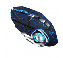 Миша бездротова ігрова з підсвічуванням T-Wolf Q13 BT Strip Black Original 2,4G+Bluetooth