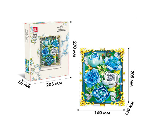 3D-конструктор Jie Star 9029 Heart of the Ocean набір 651 деталь