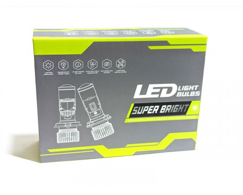 Комплект світлодіодних лінз HeadLight GT4 H7 Комплект світлодіодних лінз HeadLight GT4 H7