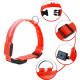 Світлодіодний LED нашийник Lesko Red XL USB