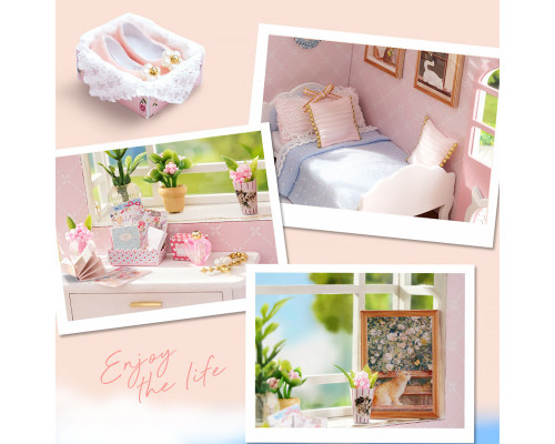 Ляльковий будинок конструктор DIY Cute Room H-024 Enjoy the life Румбокс Ляльковий будинок конструктор DIY Cute Room H-024 Enjoy the life Румбокс
