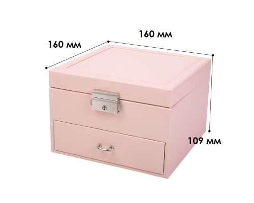 Скринька для прикрас Casegrace SP-01143 Рожевий (12494-76073) Скринька для прикрас Casegrace SP-01143 Рожевий (12494-76073)