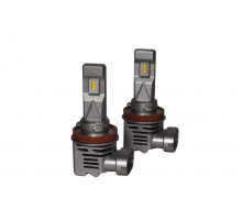 Комплект LED ламп HeadLight M3 H11 (PGJ19-2) 27W 9-32V 6000K з активним охолодженням