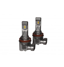 Комплект LED ламп HeadLight M3 H11 (PGJ19-2) 27W 9-32V 6000K з активним охолодженням