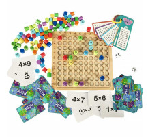 Дитяча дерев'яна іграшка Lesko SD-36 219 елементів Різнокольоровий (12890-82924)