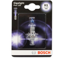 Автолампа BOSCH Gigalight Plus 120% H1 55W 12V P14.5S 1шт/блістер (1987301108)