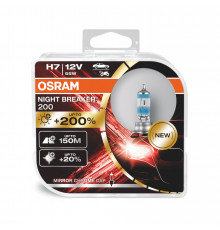 Автолампа OSRAM 64210NB200-HCB H7 Night Breaker +200% 55W 12V PX26d HardDuopet