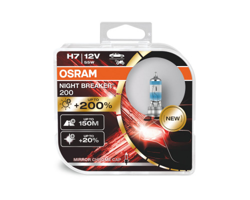Автолампа OSRAM 64210NB200-HCB H7 Night Breaker +200% 55W 12V PX26d HardDuopet Автолампа OSRAM 64210NB200-HCB H7 Night Breaker +200% 55W 12V PX26d HardDuopet