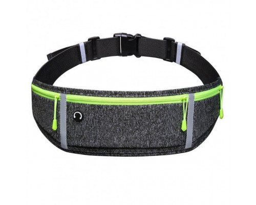 Спортивна сумка для бігу на пояс RunBag з 3 кишенями Grey (050330) Спортивна сумка для бігу на пояс RunBag з 3 кишенями Grey (050330)
