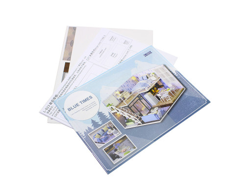 Ляльковий будинок конструктор DIY Cute Room L-023 Таунхаус 3D (5793-19401)