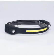 Ліхтар акумуляторний налобний HeadLight WJ-8088 2*3W+COB5W