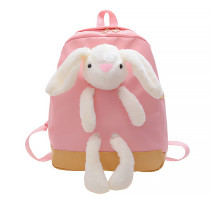 Дитячий рюкзак Lesko A-7757 Bunny Рожевий (12207-74506)