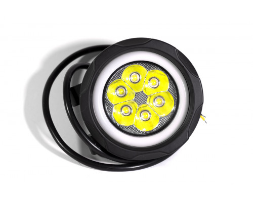 Світлодіодна фара AllLight JR-18W/АГ White стробоскоп Світлодіодна фара AllLight JR-18W/АГ White стробоскоп
