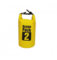 Водонепроникна сумка рюкзак гермішок Ocean Pack 2 л Yellow (553542512)