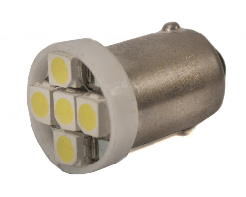 Світлодіодна лампа AllLight T 8.5 5 діодів 3528 BA9S 12V WHITE Світлодіодна лампа AllLight T 8.5 5 діодів 3528 BA9S 12V WHITE